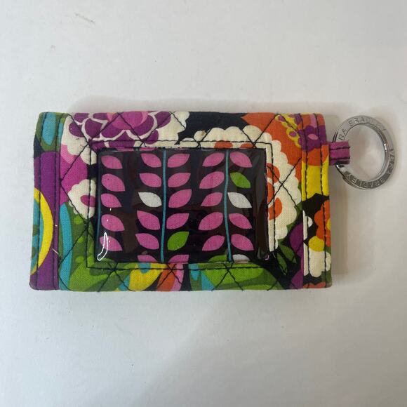 Vera Bradley Women's Va Va Bloom Floral Print Quick Swipe ID Wallet - Picture 4 of 5